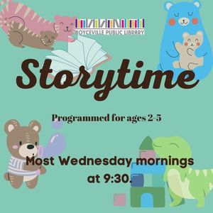 Storytime on Wednesdays
