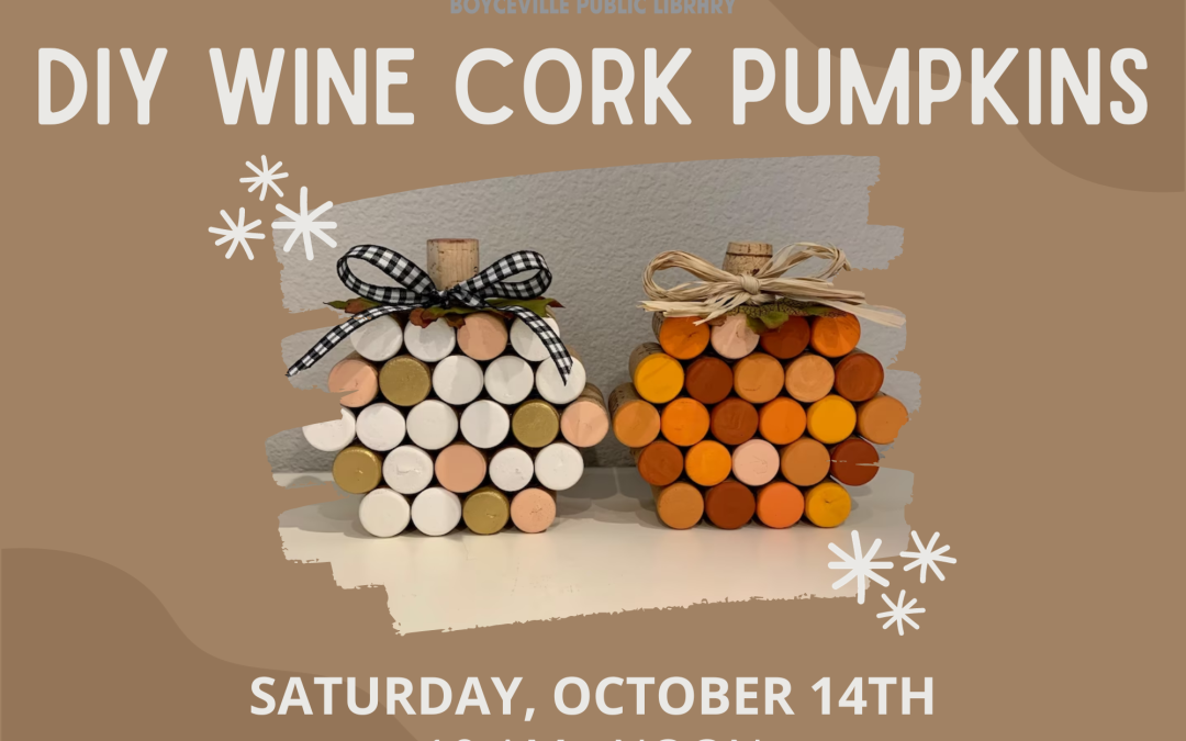 Adult DIY Wine Cork Pumpkins
