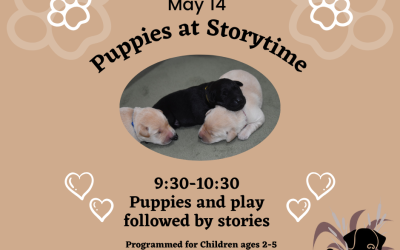 Puppies at Storytime!